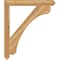 Ekena Millwork Legacy Arts & Crafts Rough Sawn Bracket, Western Red Cedar, 4"W x 38"D x 44"H BKT04X38X44LEC03RWR - alternate 4